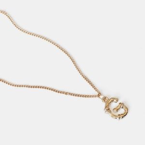 Letter "G" Pendant Necklace